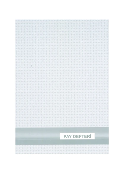 Yumuşak kapak 25x35 PAY DEFTERİ (NUMARALI 40yaprak) ürün görseli 1