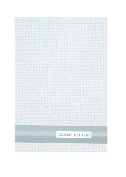 Yumuşak kapak 25x35 KARAR DEFTERİ (NUMARALI 40yaprak) ürün görseli 1