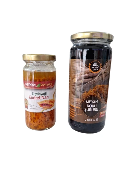 Zeytinyağlı Kudret Narı 200 gr & Meyan Kökü Şurubu 500 gr Ikili Set ürün görseli 1