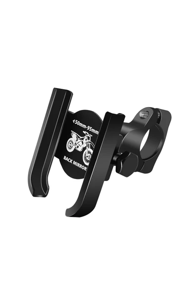 BİKE SKY Gidon Bağlantılı Metal Motosiklet ve Bisiklet Telefon Tutucu Metal Bisiklet ve Motorsiklet Telefon Tutacağı ürün görseli 1