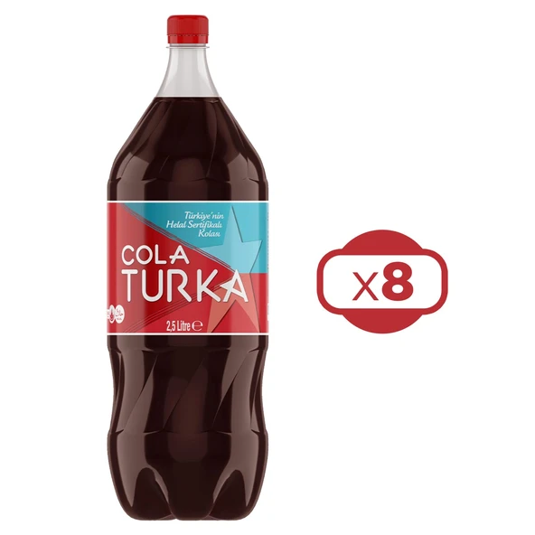 Ülker Cola Turka 2,5 lt x 8 Adet ürün görseli 1
