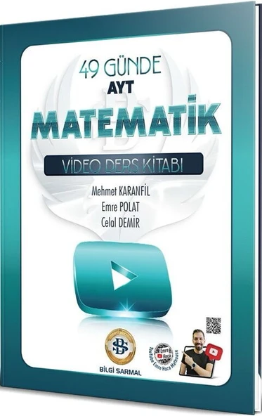 Bilgi Sarmal AYT Matematik 49 Günde Video Ders Kitabı ürün görseli 1