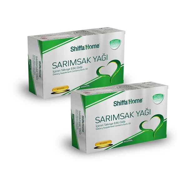 Shiffa Home Sarımsak Yağı 1000 Mg 30 Kapsül (2 Adet) ürün görseli 1