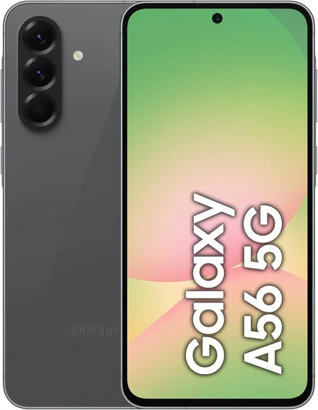 SAMSUNG GALAXY A56 5G 8GB RAM 128GB HAFIZA AKILLI TELEFON ANTRASIT ürün görseli 1
