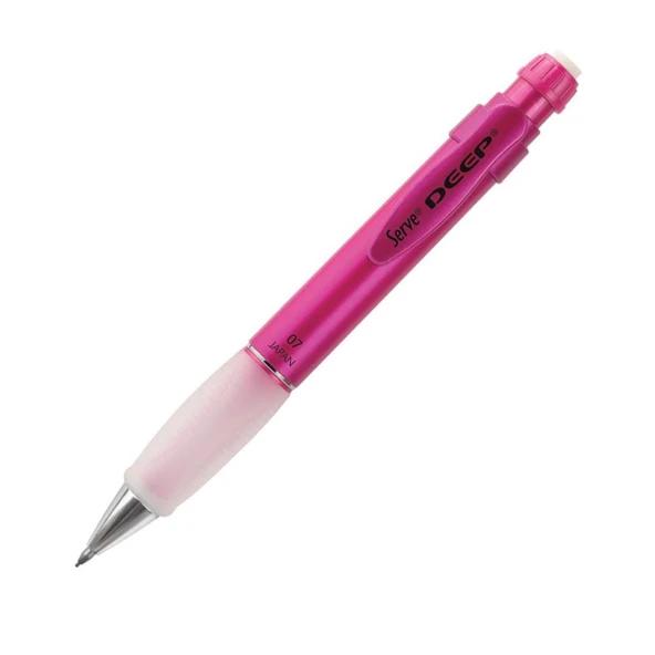 SERVE DEEP MEKANIK KURSUN KALEM 07MM METALIK PEMBE ürün görseli 1