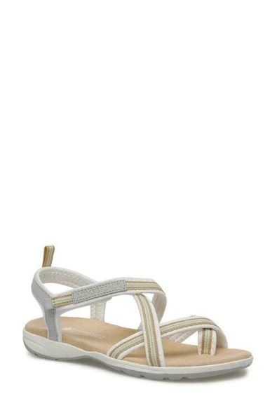 LUMBERJACK ALISA 4FX KIRIK BEYAZ COMFORT CASUAL GÜNLÜK SPOR SANDALET ürün görseli 1