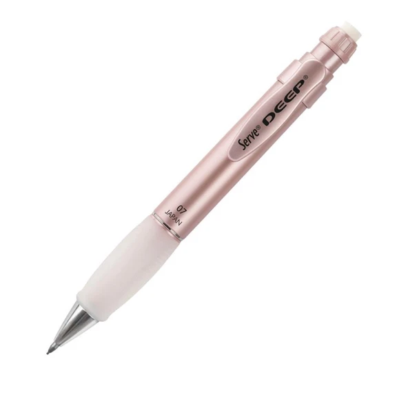 SERVE DEEP MEKANIK KURSUN KALEM 07MM METALIK ROSE ürün görseli 1