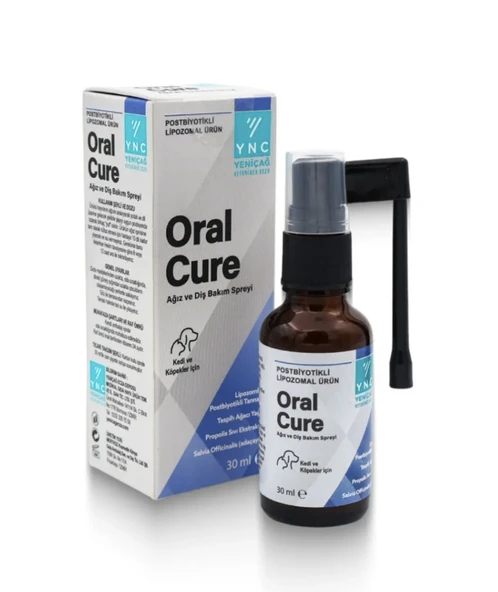 YNC ORAL CURE Kedi Ve Köpek Ağız ve Diş Bakım Spreyi 30 ml ürün görseli 1