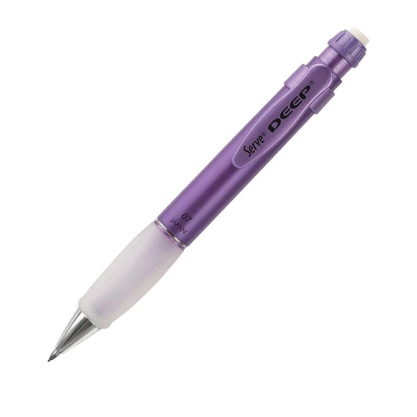 SERVE DEEP MEKANIK KURSUN KALEM 07MM METALIK MOR ürün görseli 1