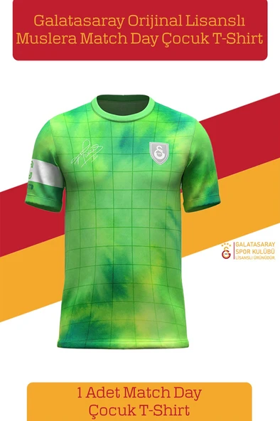 Galatasaray Orijinal Lisanslı Muslera Match Day Çocuk T-shirt ürün görseli 1
