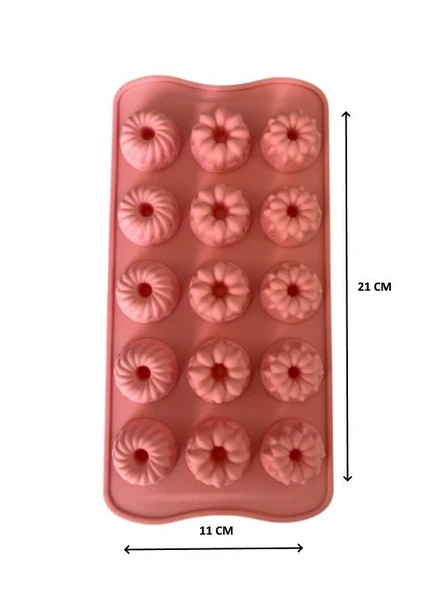SİLİKON ÇİKOLATA KALIBI KARIŞIK 21*11 CM ürün görseli 1