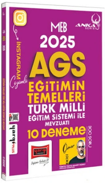 2025 MEB AGS Eğitimin Temelleri Türk Milli Eğitim Sistemi ile Mevzuatı 10 Deneme Yargı Yayınları ürün görseli 1
