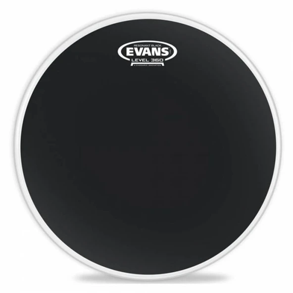 Evans Tt10Rbg Deri 10 Resonant Siyah Tom Alt Clear Tek Kat (7 Mil) ürün görseli 1