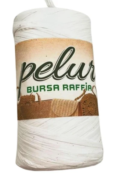 Angel Çanta Aksesuar Bursa Rafya Beyaz Renk 150 gr ürün görseli 1