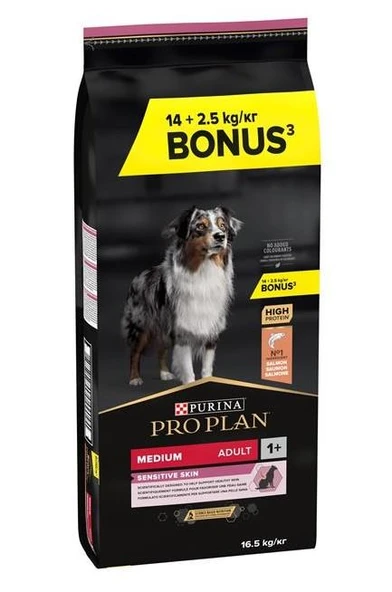 Pro Plan Somonlu Yetişkin Köpek Maması 14 kg+2,5 kg ürün görseli 1