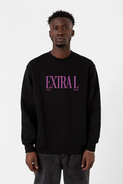 Jennie ExtraL Siyah Erkek 2ip Sweatshirt ürün görseli 1