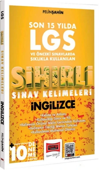 8. Sınıf LGS İngilizce Son 15 Yılda Sıklıkla Kullanılan Sihirli Sınav Kelimeleri Yargı Yayınları ürün görseli 1