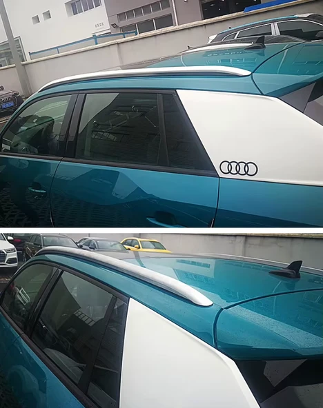 Audi Q2 2018 2022 Tavan Çıtası Oem Krom Silver ürün görseli 1