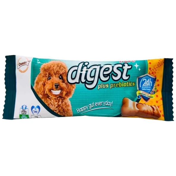 Gnawlers Digest More Dental Prebiyotik Köpek Ödülü 15 Gr ürün görseli 1