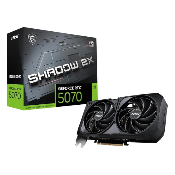 MSI Shadow 2X GeForce RTX 5070 OC 12GB GDDR7 192Bit HDMI/DP Ekran Kartı ürün görseli 1