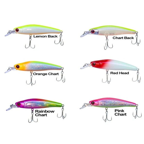 Ryuji Bubble Bait 8cm 12gr Sinking Maket Balık  Rainbow Chart - Resim 2