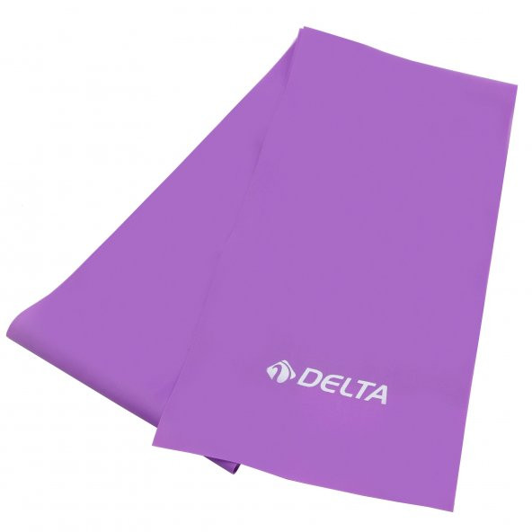 Delta Pilates Bandı Tam Sert 120 x 15 Cm Egzersiz Direnç Lastiği (Uç Kısmı Açık) ürün görseli 1
