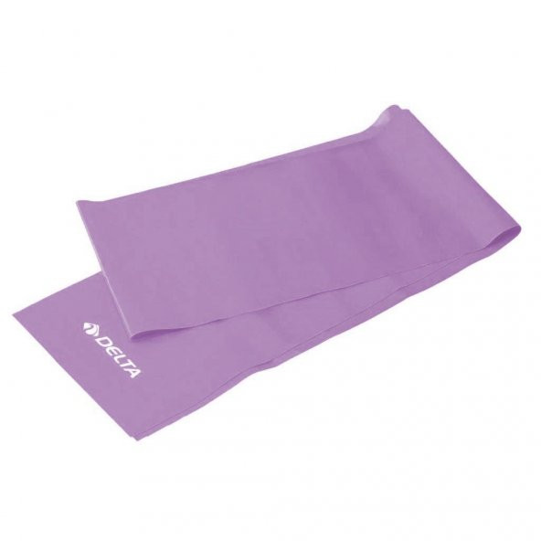 Delta Pilates Bandı Hafif Sert 120 x 15 Cm Egzersiz Direnç Lastiği (Uç Kısmı Açık) ürün görseli 1