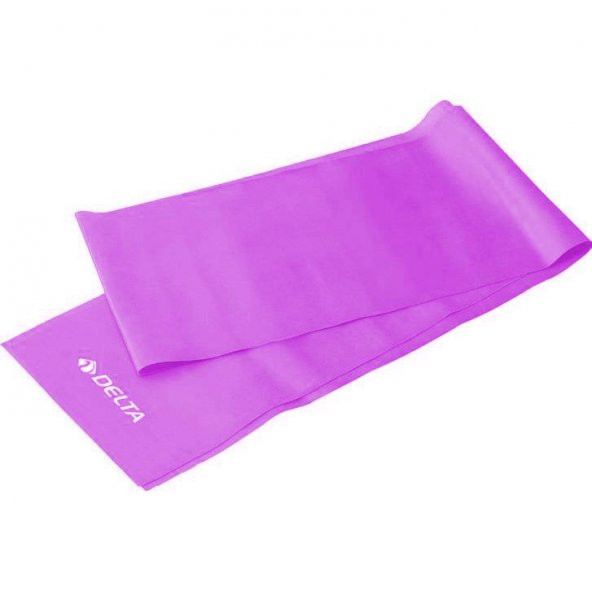 Delta Pilates Bandı Hafif Sert 150 x 15 Cm Egzersiz Direnç Lastiği (Uç Kısmı Açık) ürün görseli 1