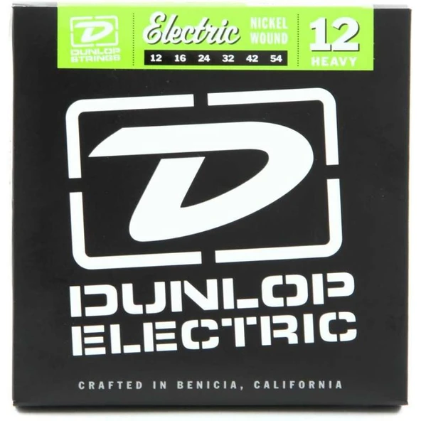 Jim Dunlop DEN1254 Nickel Wound Heavy Elektro Gitar Teli (12-54) ürün görseli 1