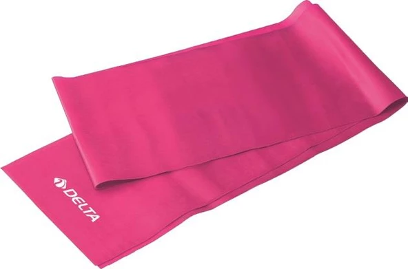 Delta Pilates Bandı Hafif Sert 150 x 15cm Egzersiz Direnç Lastiği (Uç Kısmı Açık) ürün görseli 1