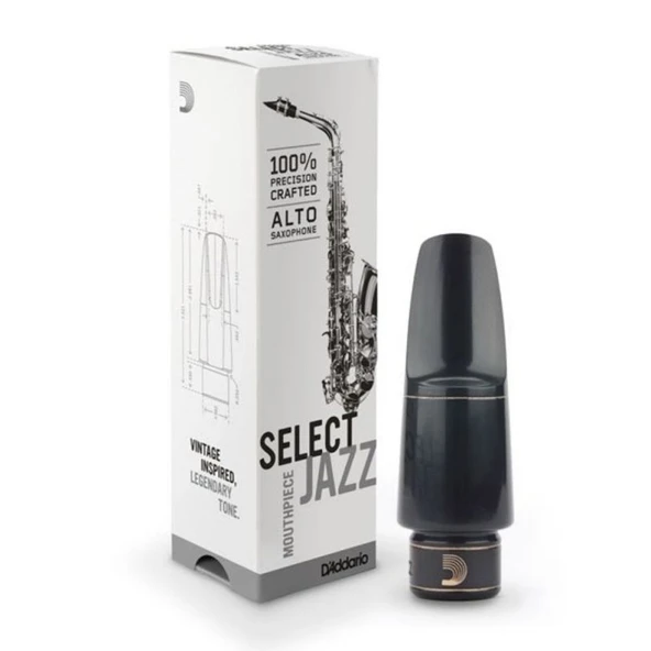 D\'Addario Woodwinds Select Jazz D7M Alto Saksafon Beki ürün görseli 1