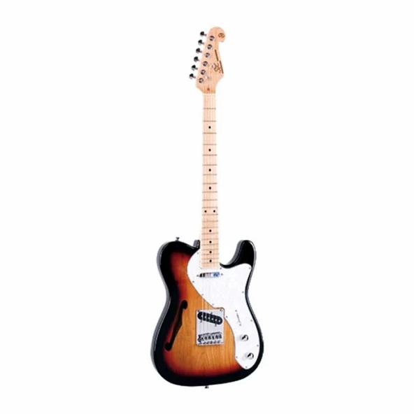 SX Telecaster Elektro Gitar (3-Tone Sunburst) ürün görseli 1