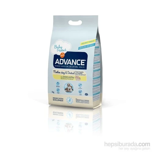 Advance Tavuklu Yavru Ve Hamile Köpek Maması 3 kg ürün görseli 1