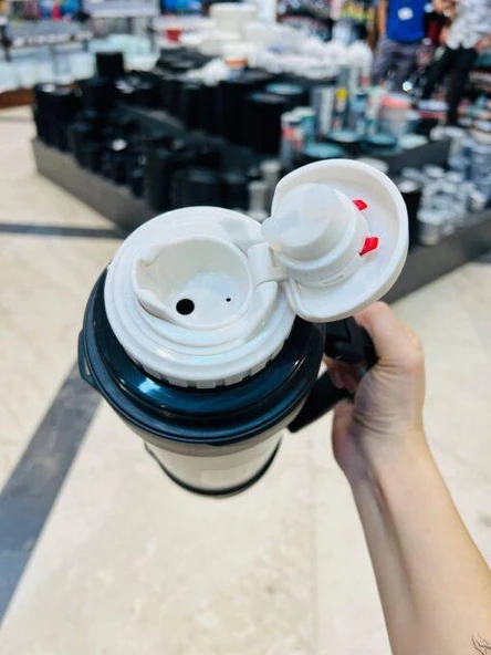 Shotay Çelik Termos 2000Ml Mavi - Resim 3