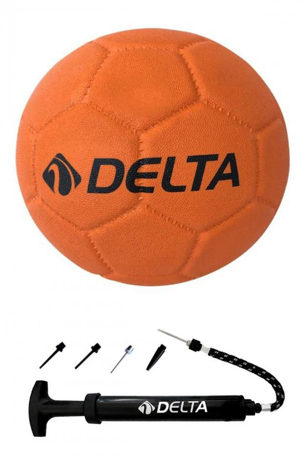 Delta Deluxe Kauçuk 1 Numara Hentbol Topu + Top Pompası ürün görseli 1