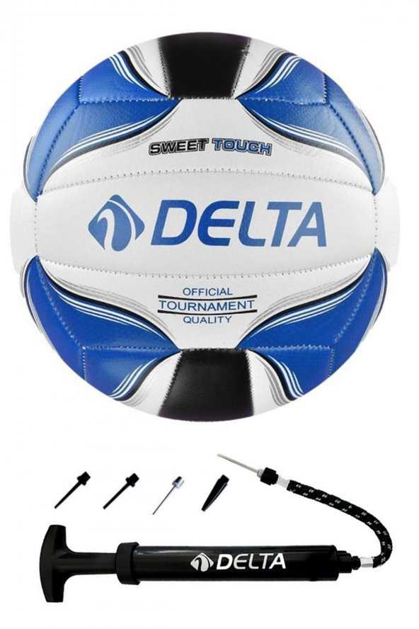 Delta Rivo Dikişli 5 Numara Voleybol Topu + Top Pompası ürün görseli 1