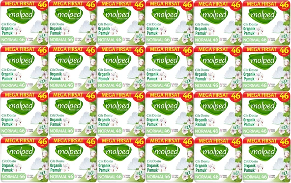Molped Pure&Soft Hijyenik Ped Normal 1104 (24PK*46) Adet Mega Pk ürün görseli 1