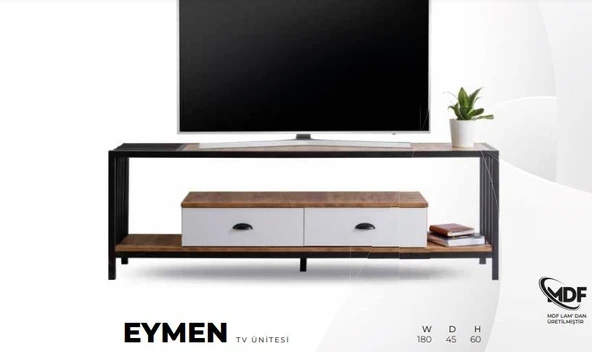 EYMEN MDF TV ÜNİTESİ ürün görseli 1