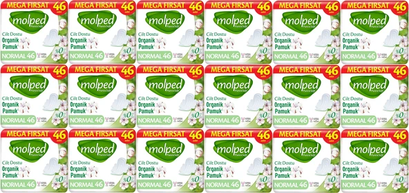 Molped Pure&Soft Hijyenik Ped Normal 828 (18PK*46) Adet Mega Pk ürün görseli 1