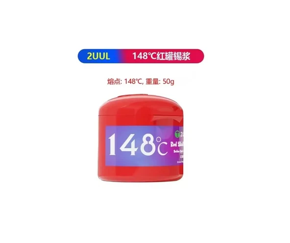 2UUL 148° Derece Red Skull Solder Sıvı Lehim 50gr ürün görseli 1