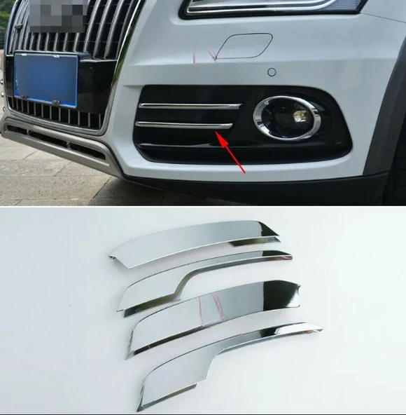 Audi Q5 2010 2017 Sis Farı Krom 4 Parça Abs (Plastik) ürün görseli 1