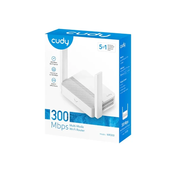 CUDY N300 WiFi Router WR300 - Resim 2