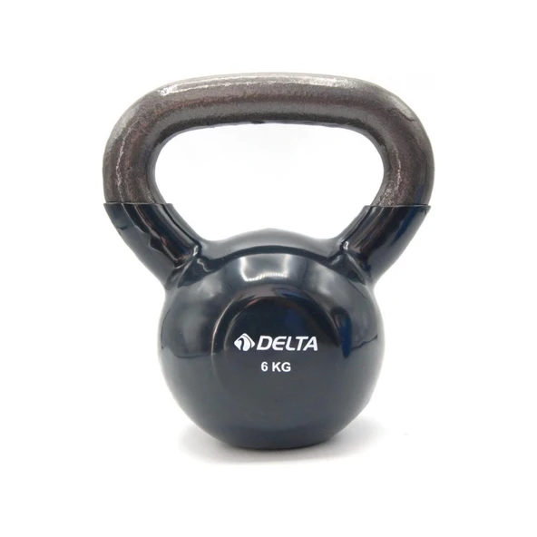 Delta 6 Kg. Çaydanlık Tipi Siyah Demir Dambıl - Kettlebell ürün görseli 1