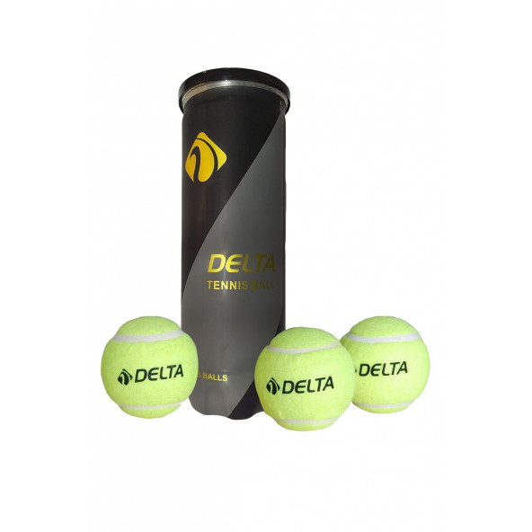 Delta Profesyonel Seviye Özel Vakumlu Tüpte 3 Adet Dura-Strong Tenis Maç Topu ürün görseli 1