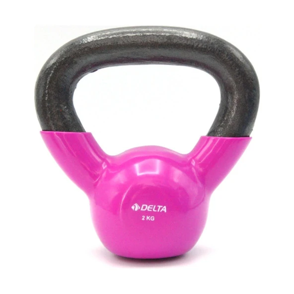 Delta 2 Kg. Çaydanlık Tipi Lila Demir Dambıl - Kettlebell ürün görseli 1