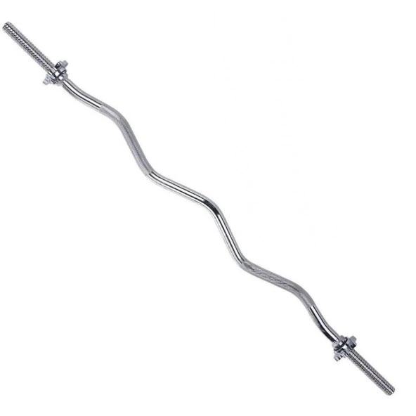 Delta 120 cm Z İçi Dolu Krom Uzun Bar (Ağırlık - Halter - Dambıl Barı) ürün görseli 1