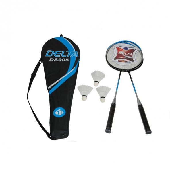 Delta 2 Badminton Raketi 3 Badminton Topu Çantalı Çiftli Set ürün görseli 1