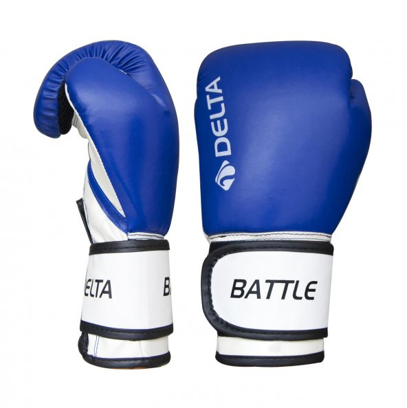 Delta Battle Dura-Strong Mavi-Beyaz Boks Eldiveni - Resim 2