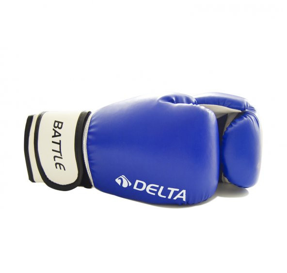 Delta Battle Dura-Strong Mavi-Beyaz Boks Eldiveni - Resim 4