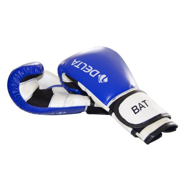 Delta Battle Dura-Strong Mavi-Beyaz Boks Eldiveni - Resim 5